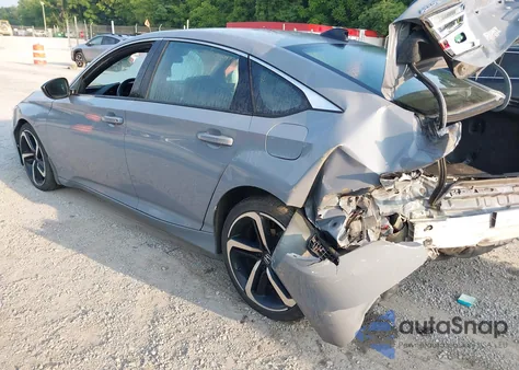 2021 Honda Accord Sport из США, поврежденный, VIN 1HGCV1F3XMA111212